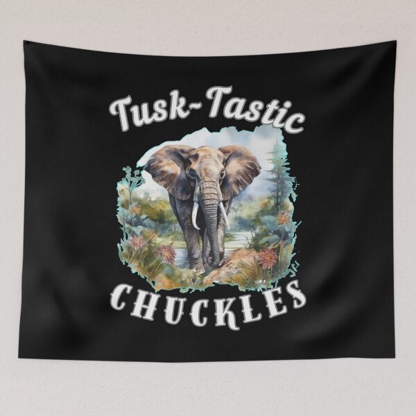 Item preview, Tusk-Tastic Chuckles designed and sold by ElephantVibes.