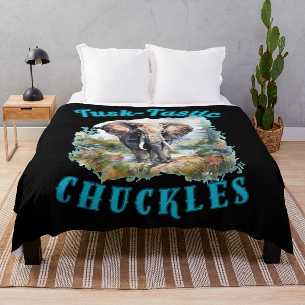 Item preview, Tusk-Tastic Chuckles. funny elephant designed and sold by ElephantVibes.