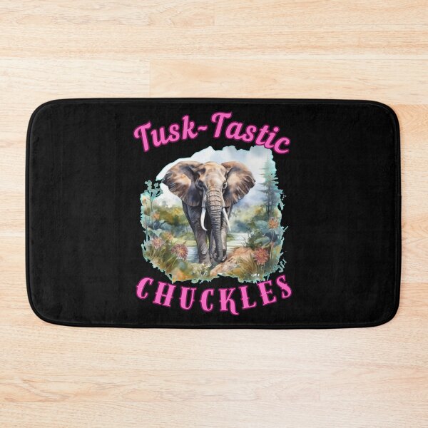 Item preview, Tusk-Tastic Chuckles. elephant head designed and sold by ElephantVibes.