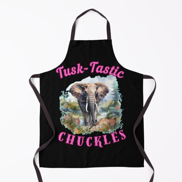 Item preview, Tusk-Tastic Chuckles. elephant head designed and sold by ElephantVibes.