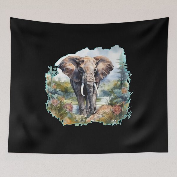 Item preview, Wild Elephant designed and sold by ElephantVibes.