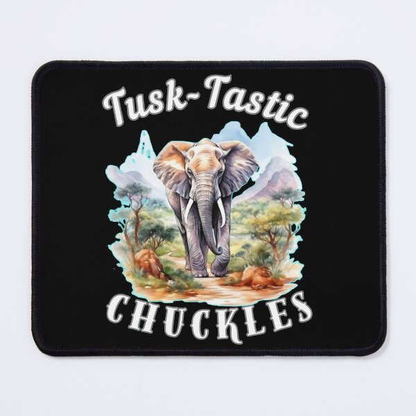 Item preview, Tusk-Tastic Chuckles. surreal elephant designed and sold by ElephantVibes.