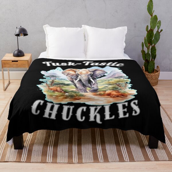 Item preview, Tusk-Tastic Chuckles. surreal elephant designed and sold by ElephantVibes.
