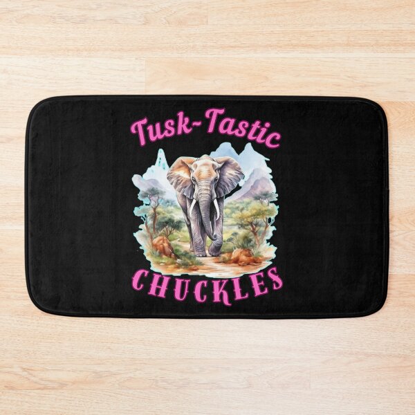 Item preview, Tusk-Tastic Chuckles. elephant saying designed and sold by ElephantVibes.