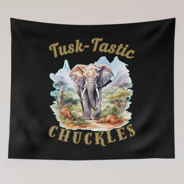 Item preview, Tusk-Tastic Chuckles. Flower elephant designed and sold by ElephantVibes.