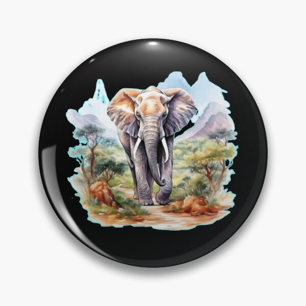 Item preview, Wild Elephant designed and sold by ElephantVibes.