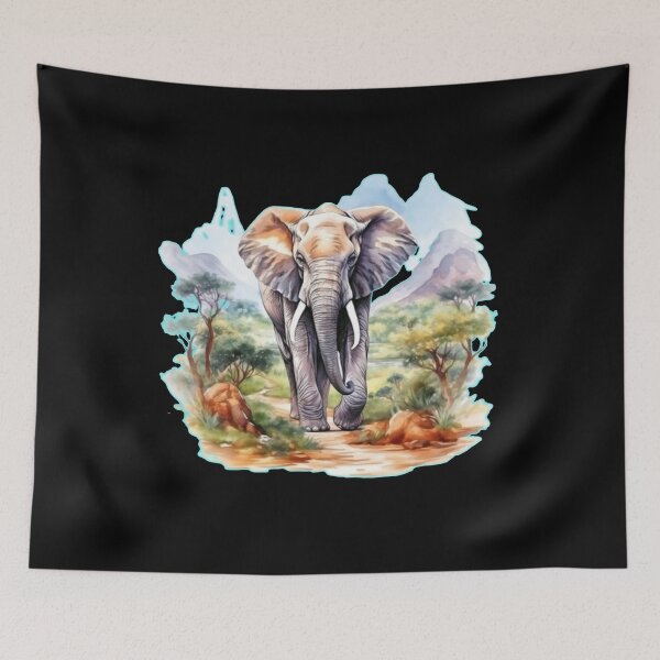 Item preview, Wild Elephant designed and sold by ElephantVibes.