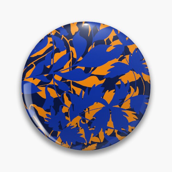 Item preview, blue floral designed and sold by ActusArt.