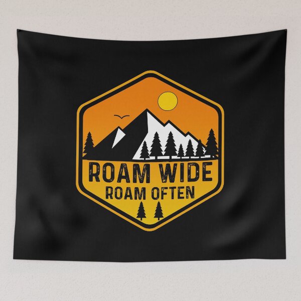 Item preview,  Roam Wide Roam Often - Outdoors Mountain Adventure  designed and sold by Sunserize Designs.