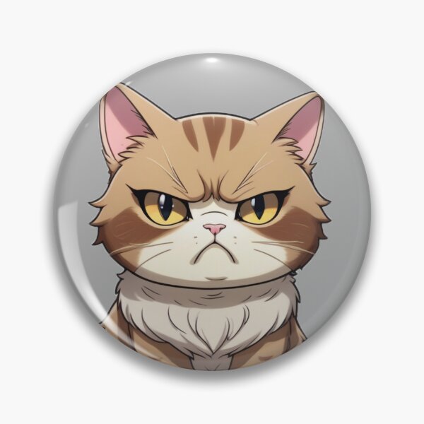 Artikelvorschau, Die Katze der Missbilligung (Grumpy Kitty) entworfen und verkauft von MtnTopAnime.