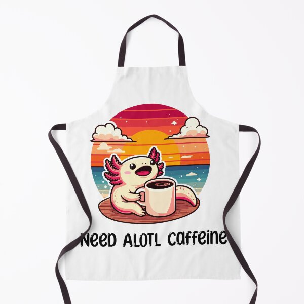 Item preview, Kawaii Axolotl Coffee Lover Gifts designed and sold by DinoKate.