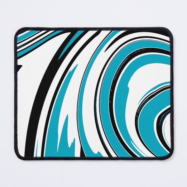 Item preview, Abstract Cyan Liquid Marble designed and sold by JEaston-Designs.