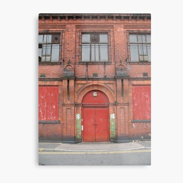 The Red Door Metal Print