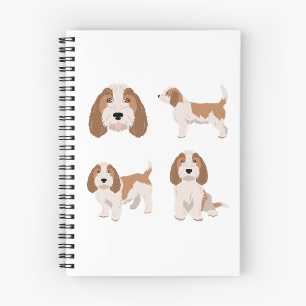 Item preview, White And Orange Petit Basset Griffon Vendeen Dog designed and sold by TheAnimalZ00.