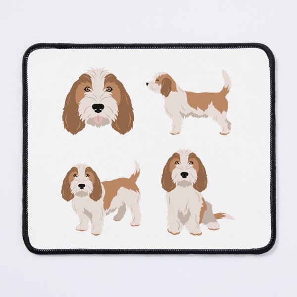 Item preview, White And Orange Petit Basset Griffon Vendeen Dog designed and sold by TheAnimalZ00.