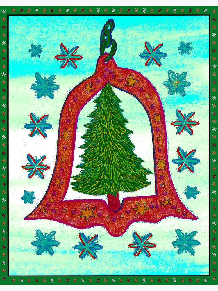 Thumbnail 2 of 2, Greeting Card, Christmas Card Tree Ornament designed and sold by EvaDemel.