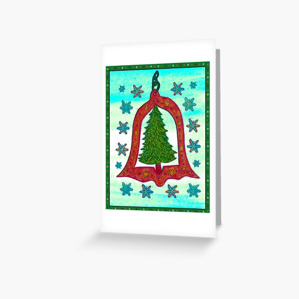 Christmas Card Tree Ornament Greeting Card