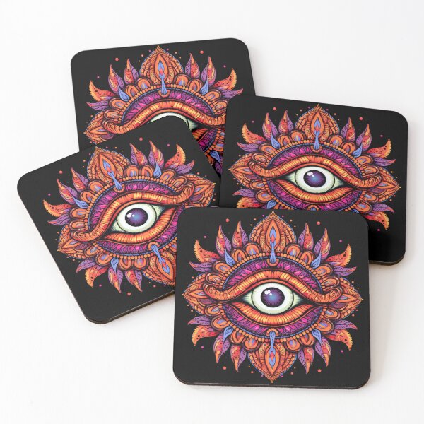 Item preview, Evil Eye Mandala Vibe designed and sold by MushMagicWear.