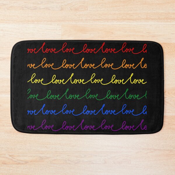 Item preview,  Love in a Repeated Rainbow Graphic Pattern designed and sold by 502Templates.
