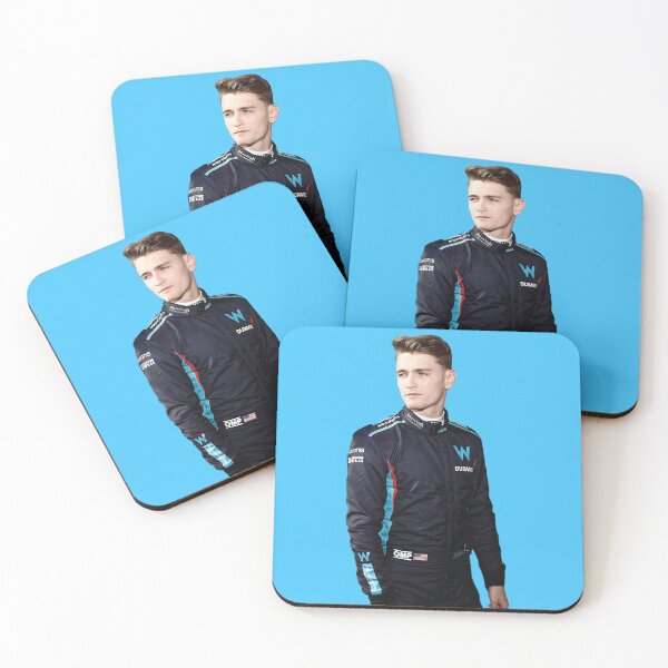 Item preview, Logan Sargeant F1 Driver in Race Suit Williams F1 Team Alex Albon  designed and sold by FormulaGTee1.