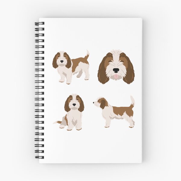 Item preview, White & Sable Petit Basset Griffon Vendeen Dog designed and sold by TheAnimalZ00.