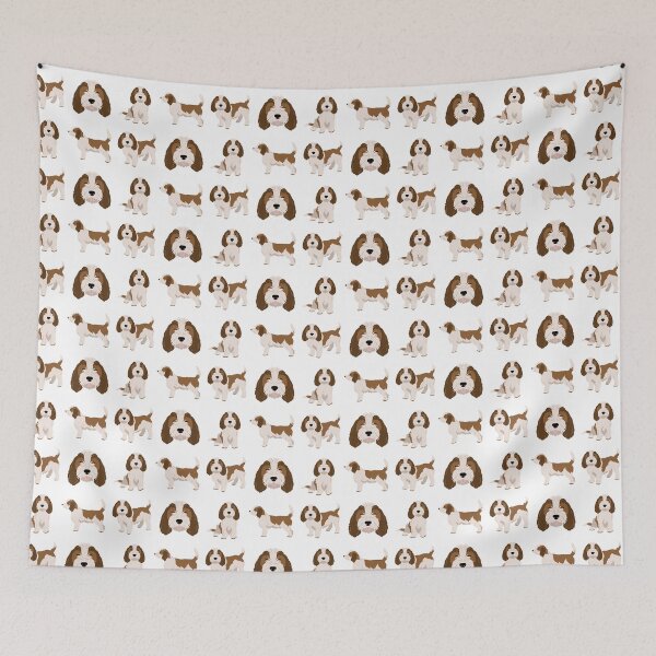 Item preview, White & Sable Petit Basset Griffon Vendeen Dog designed and sold by TheAnimalZ00.