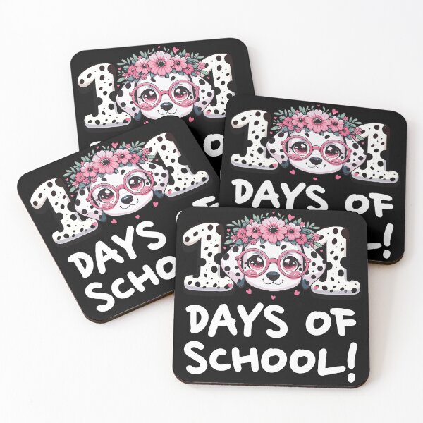 Item preview, 101 Days Of School Dalmatian, Dog lover 100 Days designed and sold by GPODdesign.