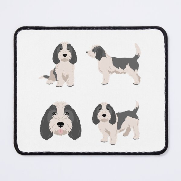 Item preview, White & Black Petit Basset Griffon Vendeen Dog designed and sold by TheAnimalZ00.