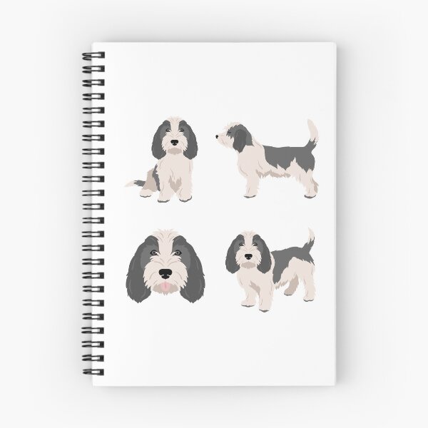 Item preview, White & Black Petit Basset Griffon Vendeen Dog designed and sold by TheAnimalZ00.
