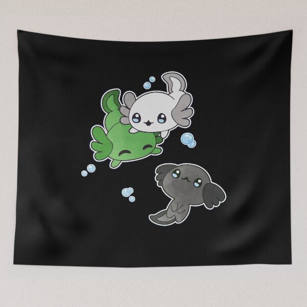Item preview, Neutrois Axolotl LGBT Pride Flag designed and sold by Clara Hollins.