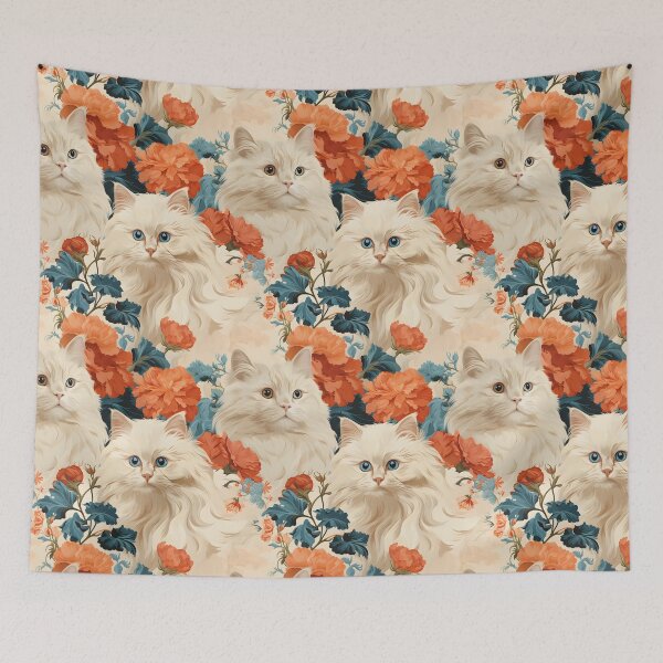 Item preview, Cats 2 Persian 14 designed and sold by DigitalPatternx.