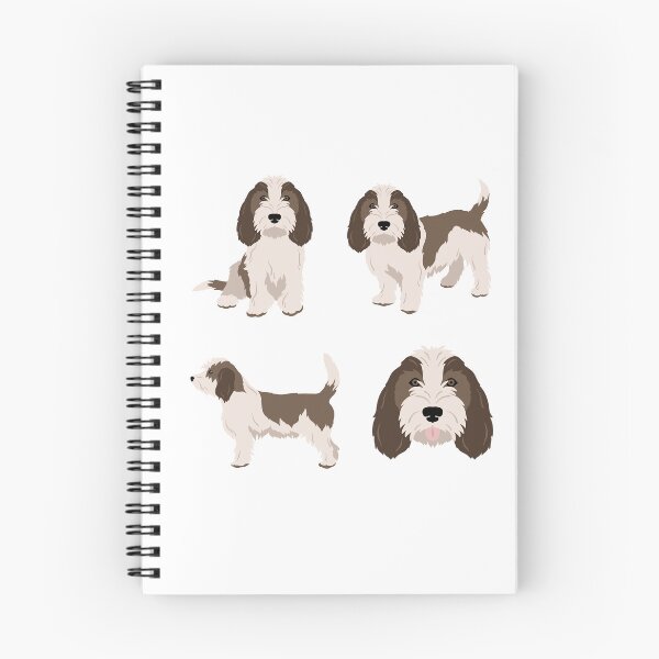 Item preview, White & Grizzle Petit Basset Griffon Vendeen Dog designed and sold by TheAnimalZ00.