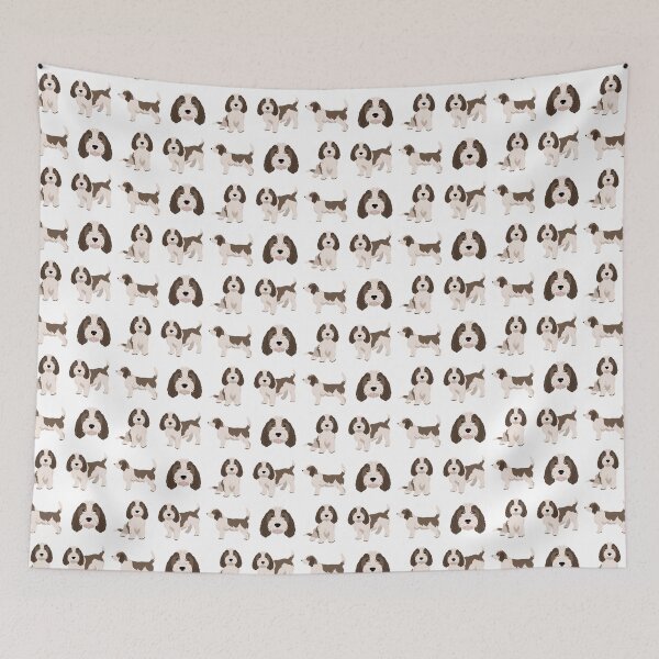 Item preview, White & Grizzle Petit Basset Griffon Vendeen Dog designed and sold by TheAnimalZ00.