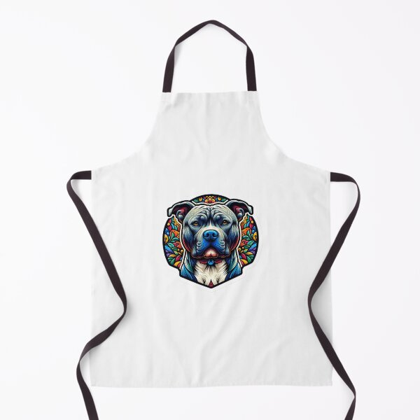 Item preview, Black Pitbull Mandala style designed and sold by TheLeperCo.