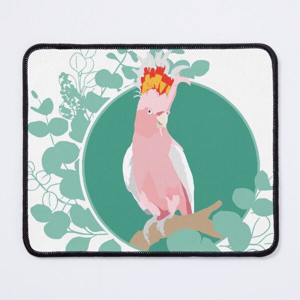 Item preview, Cockatoo Pink Eucalyptus Wreath green designed and sold by blueidesign.