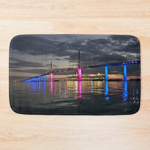 Item preview, St. Pete Bridge with illumination designed and sold by Alla Gill.