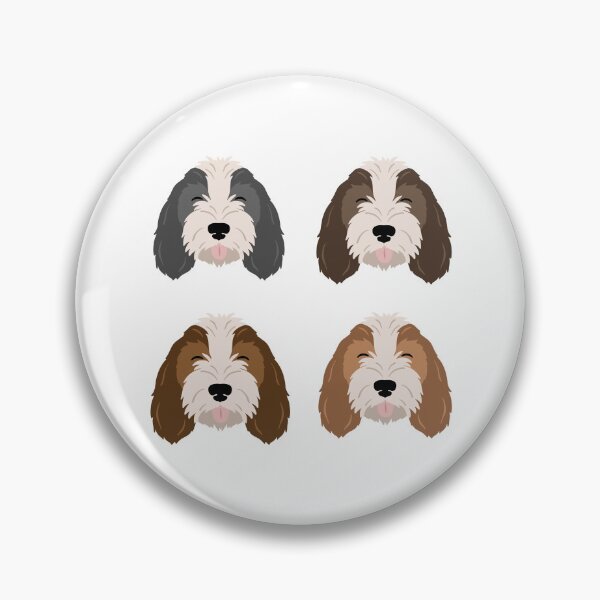 Item preview, Cute Petit Basset Griffon Vendeen Dog Faces designed and sold by TheAnimalZ00.