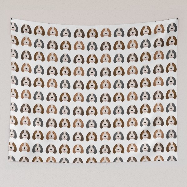 Item preview, Cute Petit Basset Griffon Vendeen Dog Faces designed and sold by TheAnimalZ00.