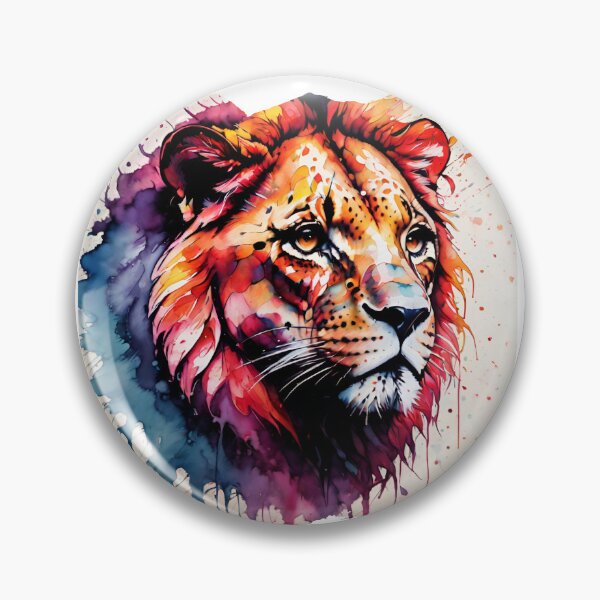 Item preview, Lion Paint Splash Artwork  designed and sold by BotunPeony.