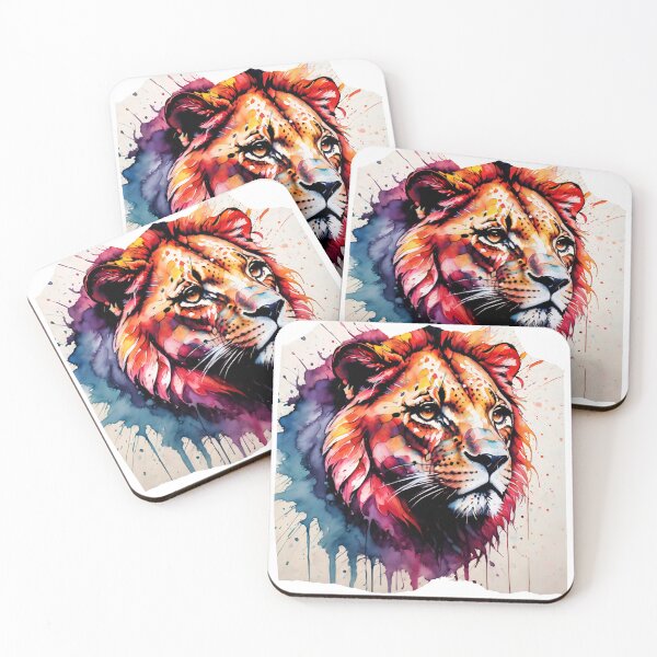 Item preview, Lion Paint Splash Artwork  designed and sold by BotunPeony.