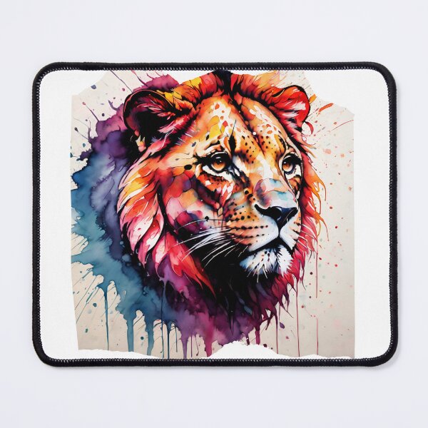 Item preview, Lion Paint Splash Artwork  designed and sold by BotunPeony.