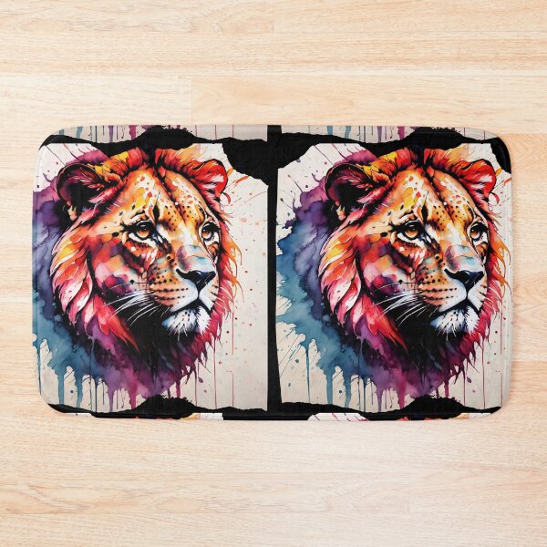 Item preview, Lion Paint Splash Artwork  designed and sold by BotunPeony.