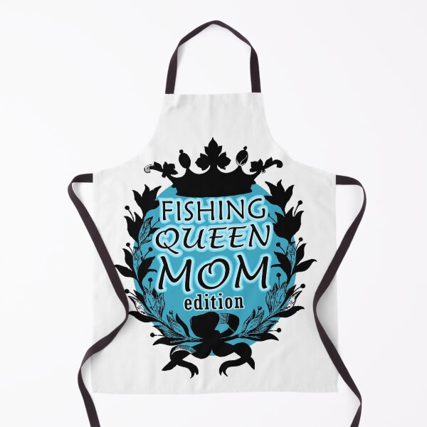 Item preview, Fishing Queen, Mom edition. Fishing mom, queen edition. Blue version. designed and sold by Verle-art.