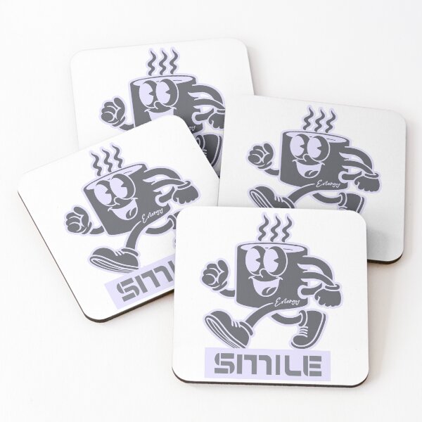 Item preview, Coffee Cup Phrase Smile Grey designed and sold by akaajoficial.
