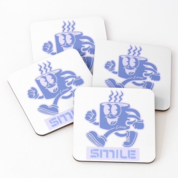 Item preview, Coffee Cup Phrase Smile Purple designed and sold by akaajoficial.