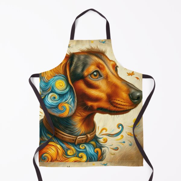 Item preview, Dreamlike Dachshund Painting - Dog Oil Painting designed and sold by Star-Fragment.