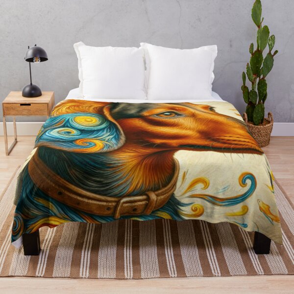 Item preview, Dreamlike Dachshund Painting - Dog Oil Painting designed and sold by Star-Fragment.