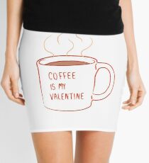 COFEE LOVE Mini Skirt
