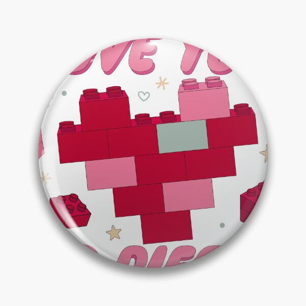 Item preview, Love You To Pieces Building Bricks Valentine Valentine's Day designed and sold by BeansHotTees.