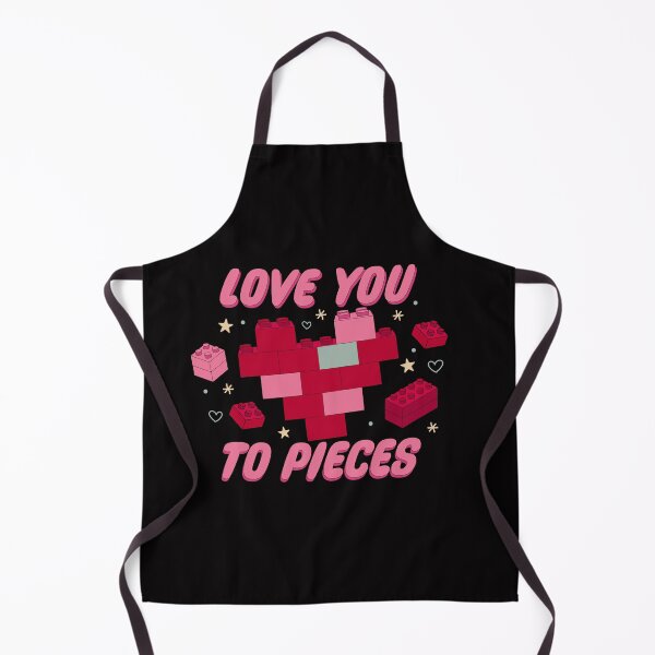 Item preview, Love You To Pieces Building Bricks Valentine Valentine's Day designed and sold by BeansHotTees.